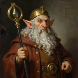 a highly detailed portrait of a dwarf warpriest, rpg portrait, dnd portrait, art by frank frazetta and alex horley and alphonse mucha