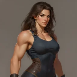 Merlin Monroe as beautiful strong woman, digital painting, Trending on Artstation, well-rendered
