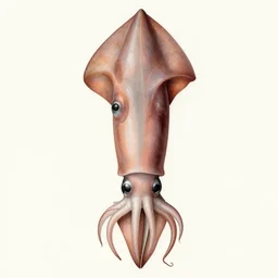 renaissance painting of squid with hat