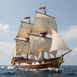 an epic action concept painting by sd ai of an exquisite sailing vessel masterpiece. digital art