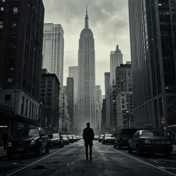 Dystopian new york city, inspired by 1984 by george owell, Stephan Martiniere