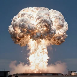 first millisecond of a nuclear explosion