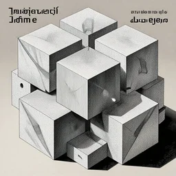 “geometrically incomprehensible surreal order of big cubes, extremely high detail, photorealistic, intricate line drawings, dotart, album art in the style of James Jean”