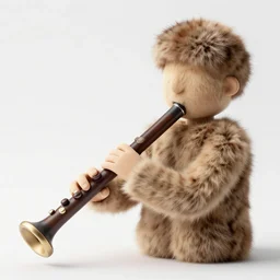 flute made of fur