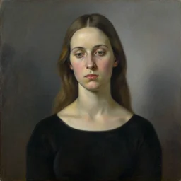 portrait of a melancholic lady, by georgia o keeffe