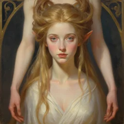 beautiful elven princess, accurate anatomy, only two hands, highly detailed, digital painting, artstation, concept art, smooth, sharp focus, illustration, oil painting, 8K, art by ross tran and greg rutkowski and alphonse Mucha