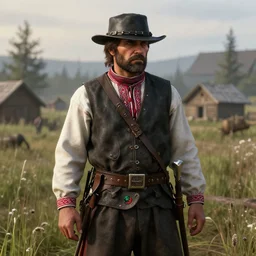 A ukrainian cossack in Red Dead Redemption 2