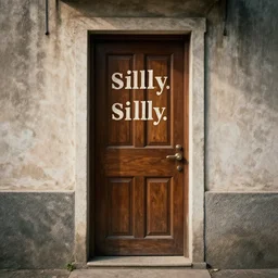 if you save some of it, you can build a door,, silly, highly detailed, sharp, cinematic, 8 k,