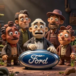 harris ford really annoyed, claymation, creepy, weird faces