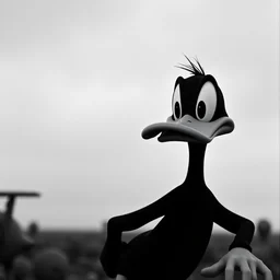 a photo of daffy duck in wwii