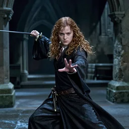 danielle panabaker playing a wizard in harry potter
