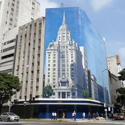 avenida paulista painted by alexei lantsev