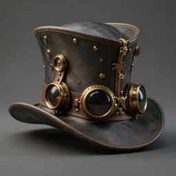 steampunk hat, realistic, 8 k, extremely detailed, cgi, trending on artstation, hyper - realistic render, 4 k hd wallpaper, premium prints available, by greg rutkowski