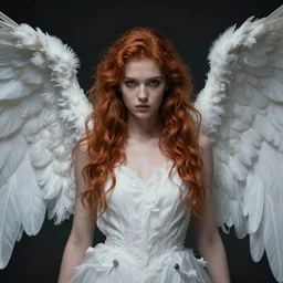 dramatic portrait by artgerm and loish, rhads, stunning artwork, beautiful angel