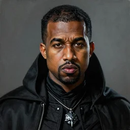 ultra realistic portrait painting of kanye west as a sith lord, art by frank frazetta, 4 k, ultra realistic, highly detailed, epic lighting