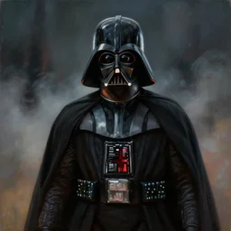 a painting of a cinematic keyframe of star wars darth vader, heavy atmosphere and smoke by greg rutkowski, rule of thirds, golden ratio, ambient lighting, wlop, artgerm, artstation, highly detailed masterpiece, dark fantasy art, high detail, trending on artstation