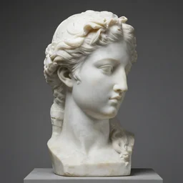 jerma985 as a marble statue
