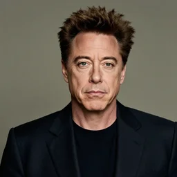a portrait of robert downey jr.