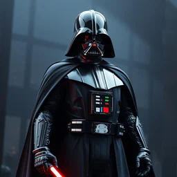 darth vader full body shot realistic