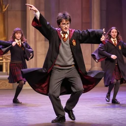 harry potter dancing in high school musical