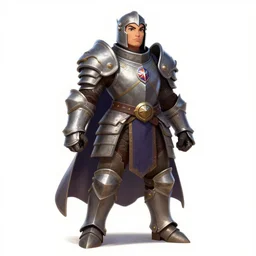 a female Stormwind soldier with plate armour, 1000% Hearthstone official splash art, smallest waistline, widest hips, fullest body, small head, SFW, SFW
