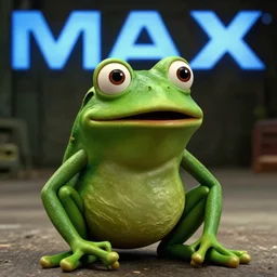 pepe the frog in a movie directed by Christopher Nolan, movie still frame, promotional image, imax 70 mm footage