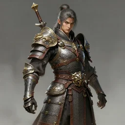 beautiful extremely detailed intricate concept art depicting a warrior by wlop. bcy. net