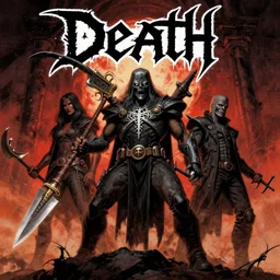 Death metal cover art by Wayne Barlowe and Gigger and Bill Ellis, trending on artstation