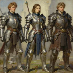 painting by sargent and leyendecker and greg hildebrandt, james gurney, apollinaris vasnetsov, savrasov levitan polenov, studio ghibli style, middle ages, destiny 2 concept armor for hunter female, character portrait