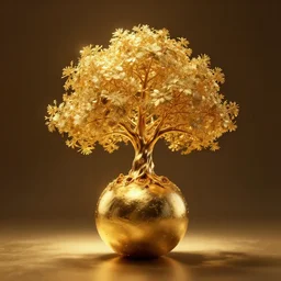 golden ball, gold, warm, realistic, according to european art, golden sacred tree, hyper realistic render. volumetric lighting. dynamitc lighting. unreal engine. octane. hyper cinematic lighting