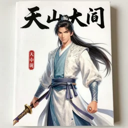 xianxia hero comic book cover, full color