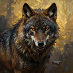 majestic gracious terrifying werewolf portrait, atmospheric lighting, painted, menacing, intricate, volumetric lighting, beautiful, rich deep colours masterpiece, golden hour, sharp focus, ultra detailed, by leesha hannigan, ross tran, thierry doizon, kai carpenter, ignacio fernandez rios