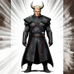 a full body shot of Night King of Game of Thrones by Kubo Tite,Bleach manga style,small horns, detailed,artstation,manga, two arms and to legs, centered, perfect face,