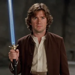 film still of luca!! adesso!! from soundcloud!!! as han solo in star wars
