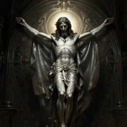 a second coming of jesus christ, grim - lighting, high - contrast, intricate, elegant, highly detailed, digital painting, artstation, concept art, smooth, sharp focus, illustration