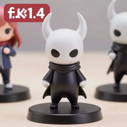 still figurine of hollow knight, official store photo, commercial photo, featured on amiami, 8 k, 8 5 mm, f. 1 4, beautiful composition