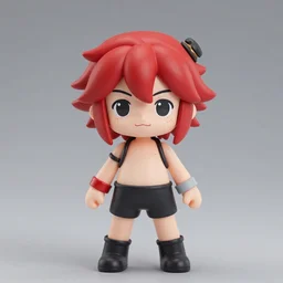a very funny nendoroid of crimson viper, trending on artstation