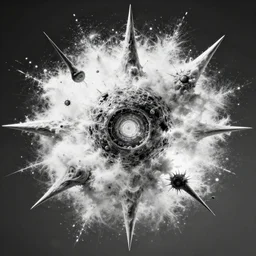 a teratoma exploding like an advertisement with aesthetics of the 0 0's tungsten white balance