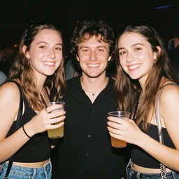 you go onto parties every night and get drunk