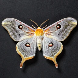 yearbook photo of a giant moth, grainy picture, detailed, realistic