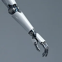 cybernetic prosthetic arm, photorealistic, 8 k