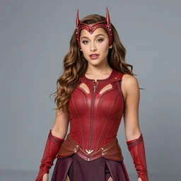 Ariana grande cosplaying as Scarlet Witch