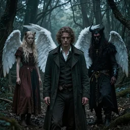 Mysterious Stranger, an Angel, Satan, Adventures of Mark Twain, strange mortals with curious customs