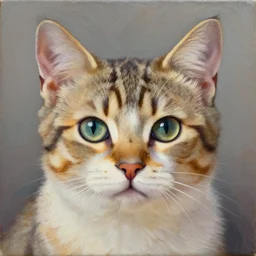 A portrait photo of a kitten; the most beautiful photo in the world; trending on artstation; oil on canvas; correct face; correct eyes; anatomically correct; extraordinary masterpiece!!!!!!; 8k