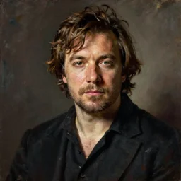 jack black, portrait painting by donato giancola, frans hals, frank frazetta, craig mullens fashion photography