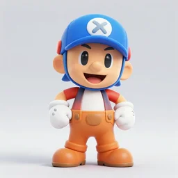 a photorealistic render of the a nintendo character, triple a game, character design, hyper realistic, plain black background, 8 k, volumetric light, octane render