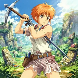 if we're gonna die anyway, you're saying it's better... to die fighting? hyperrealistic anime illustration by iralki nadar, intricate linework, super sharp focus, bright colors, octopath traveler, studio ghibli, unreal engine 5 highly rendered, global illumination, radiant light, detailed and intricate environment