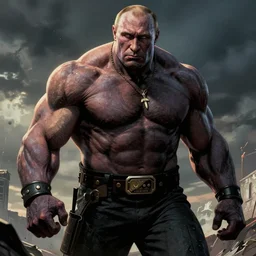old vladimir putin as tanos pulp comic book