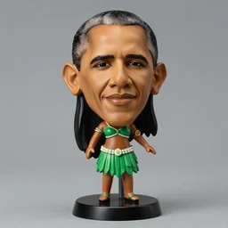 obama as a hula girl bobblehead