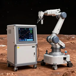 photo of life support system device monitoring system mars station design device robotics, advanced cybernetics,